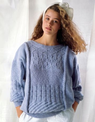 Maglione a Punti Strutturati