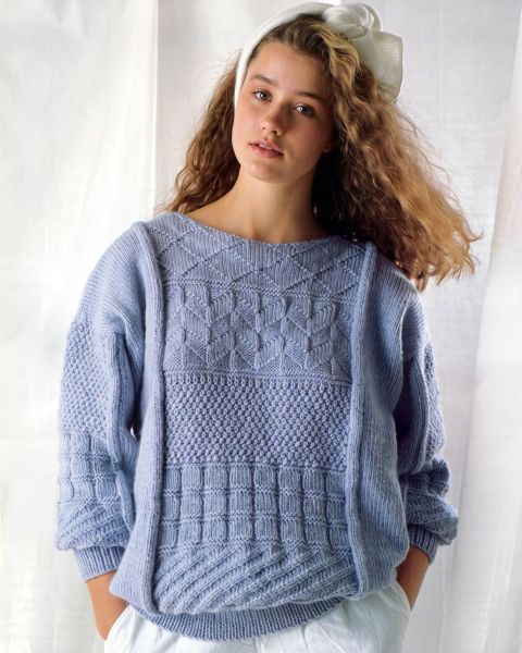 Maglione a Punti Strutturati