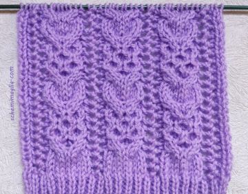 Punto trecce traforate