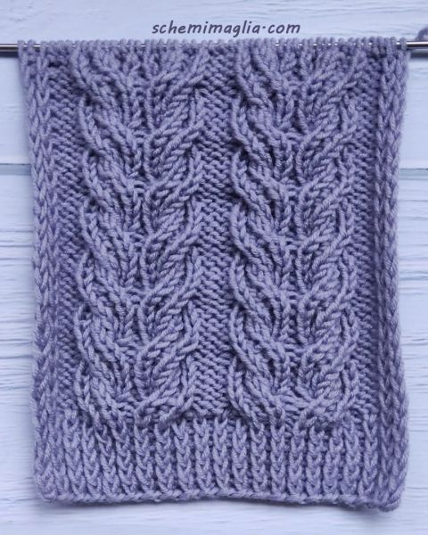 Punto Trecce ai ferri